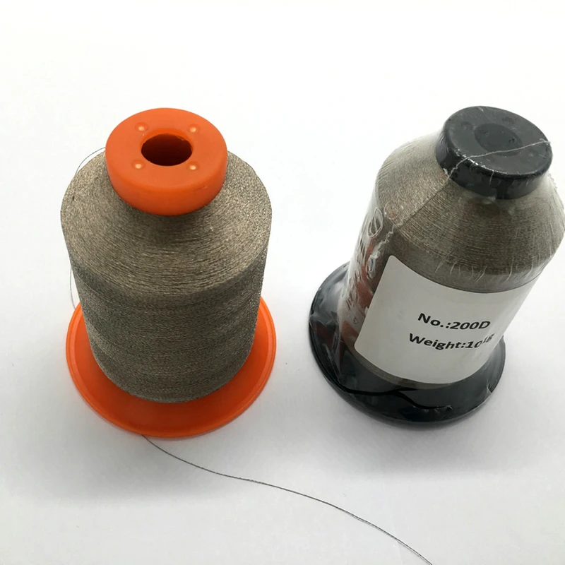 Antibacterial conductive silver fibre sewing thread