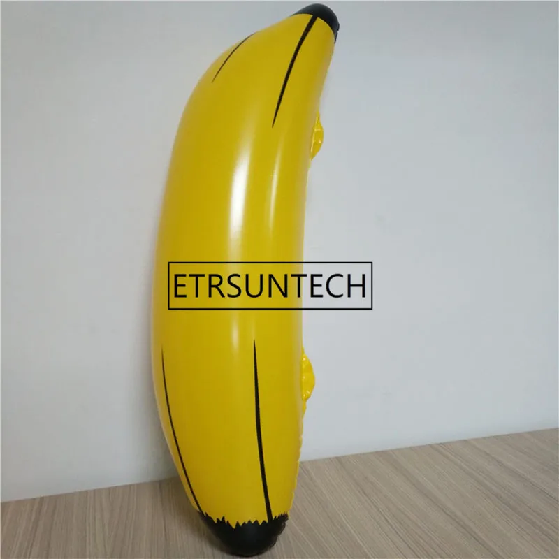 100pcs Creative Inflatable Big Banana 68cm Blow Up Pool Water Toy Kids Children Fruit Toys Party Decoration