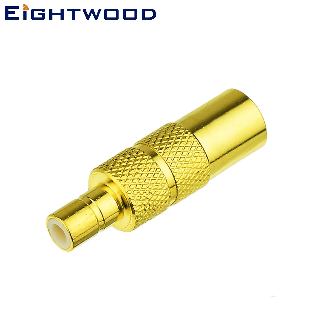 Eightwood DAB/DAB+ Car Radio Antenna Aerial RF Coaxial Adapter Connector SMB Plug Male to Fakra Jack Female RF Connector 50 Ohm