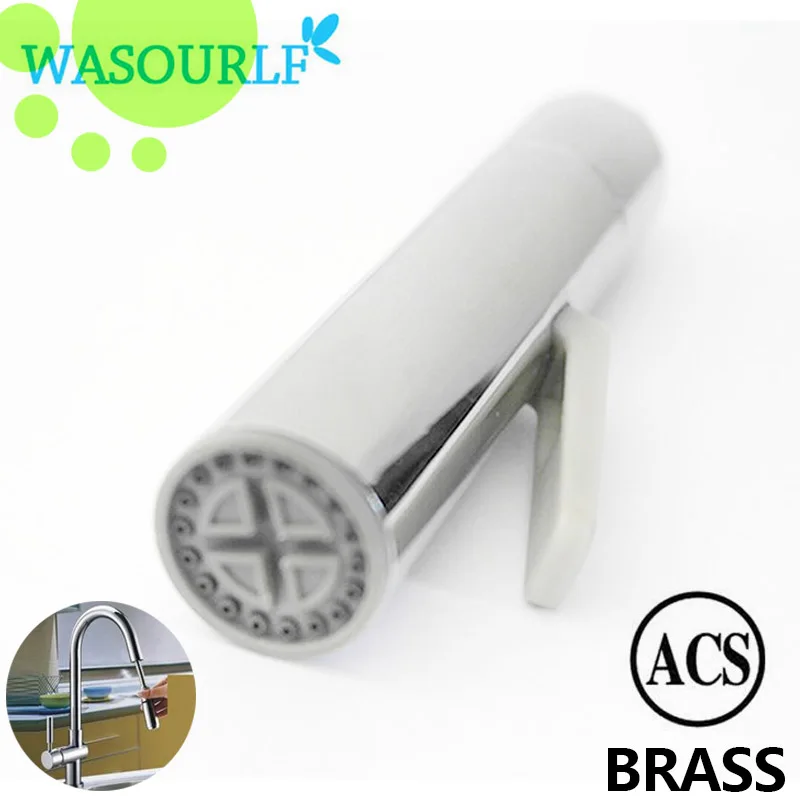 WASOURLF Brass Tap Mini Shower Adapt Aerator Spout Mixer Kitchen Faucet Accessories Chrome Plated Bathroom Fittings Good Quality