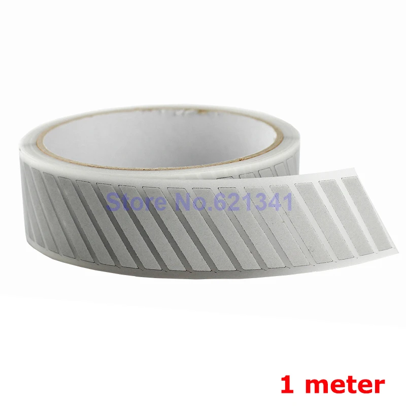 25mm x 1 Meter High Visibility Safely Silver Reflective DIY Tape Iron On Fabric Clothes Heat Transfer Vinyl Film M15