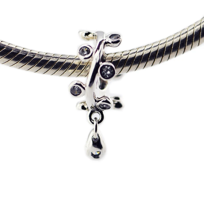 Chandelier Droplets Dangle Woman DIY Beads For Jewelry Making Fit Original 925 Silver Charms Bracelet Silver Beads