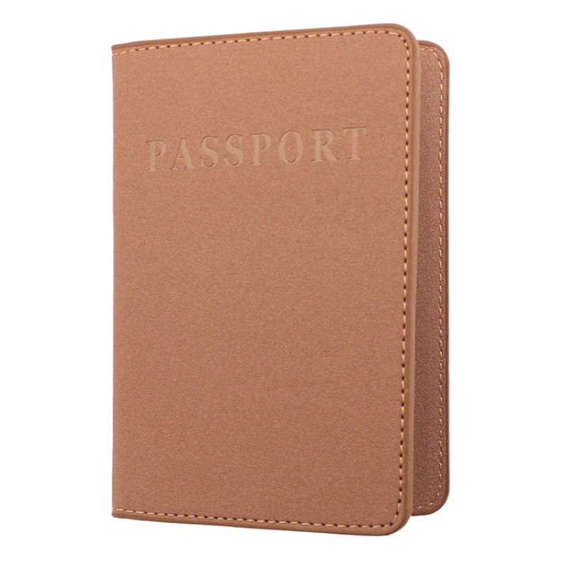 1PCS Travel Passport Holder Card Cover  pasport Frosted PU multi-function passport set passport package