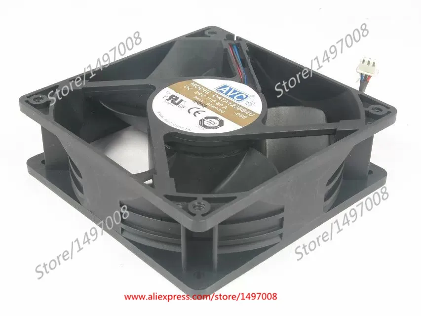 

AVC DATA1238B4U 056 DC 24V 0.80A 120x120x38mm Server Cooling Fan