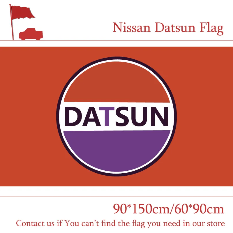 Nissan Datsun Flag Flying Hanging Flag 90*150cm 60*90cm 40*60cm Nissan Datsun Flag ,Nissan Banner Polyester Flag Banner