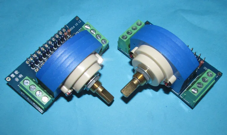 DYKB Dale-potenciómetro Dual estéreo, amplificador de tubo de Audio para amplificador de potencia, 12 escalones, volumen Pot, 100K / 50K