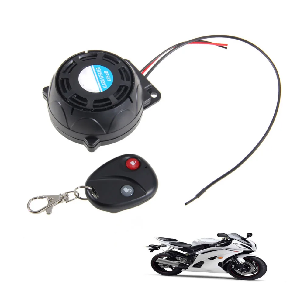 

DC 12V Motorcycle Alarm System Scooter Security Protection Alarm for Honda GS125 CG125 Yamaha Suzuki Motor Remote Control Alarms