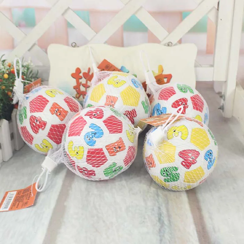 Jouet pour bébé 10cm, balle éponge souple en PU, ballon de football avec chiffres simulés, jouet d'apprentissage pour enfants