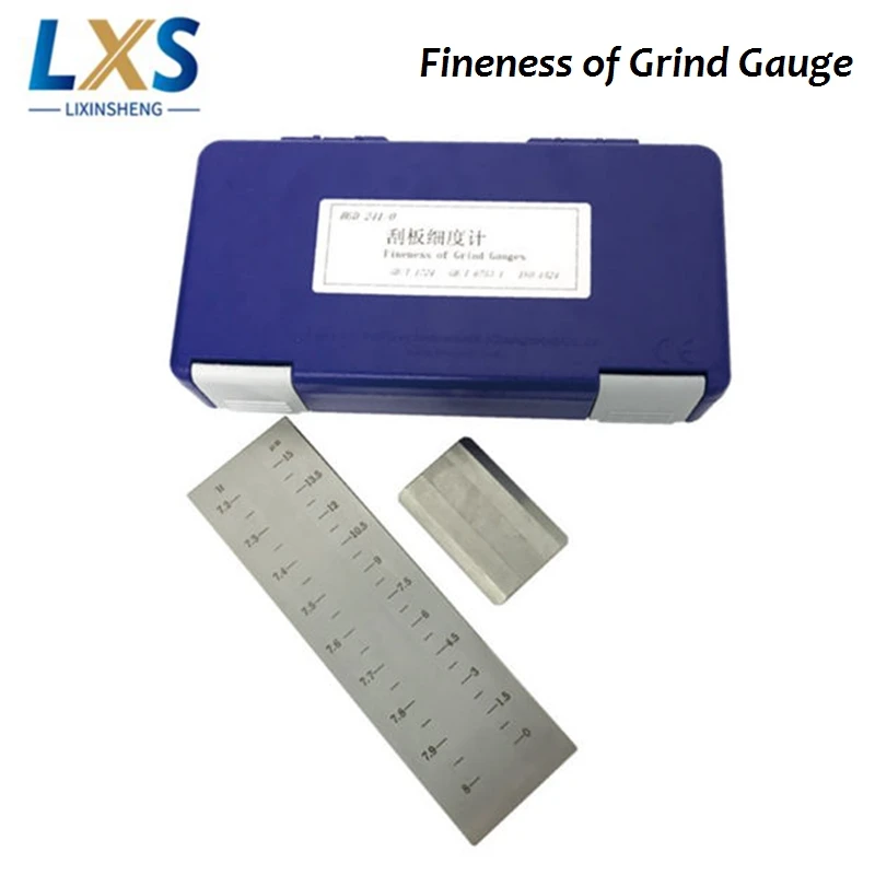 Measure Range 0-15um Single Groove stainless steel Scraper fineness meter BGD241/0 For coating