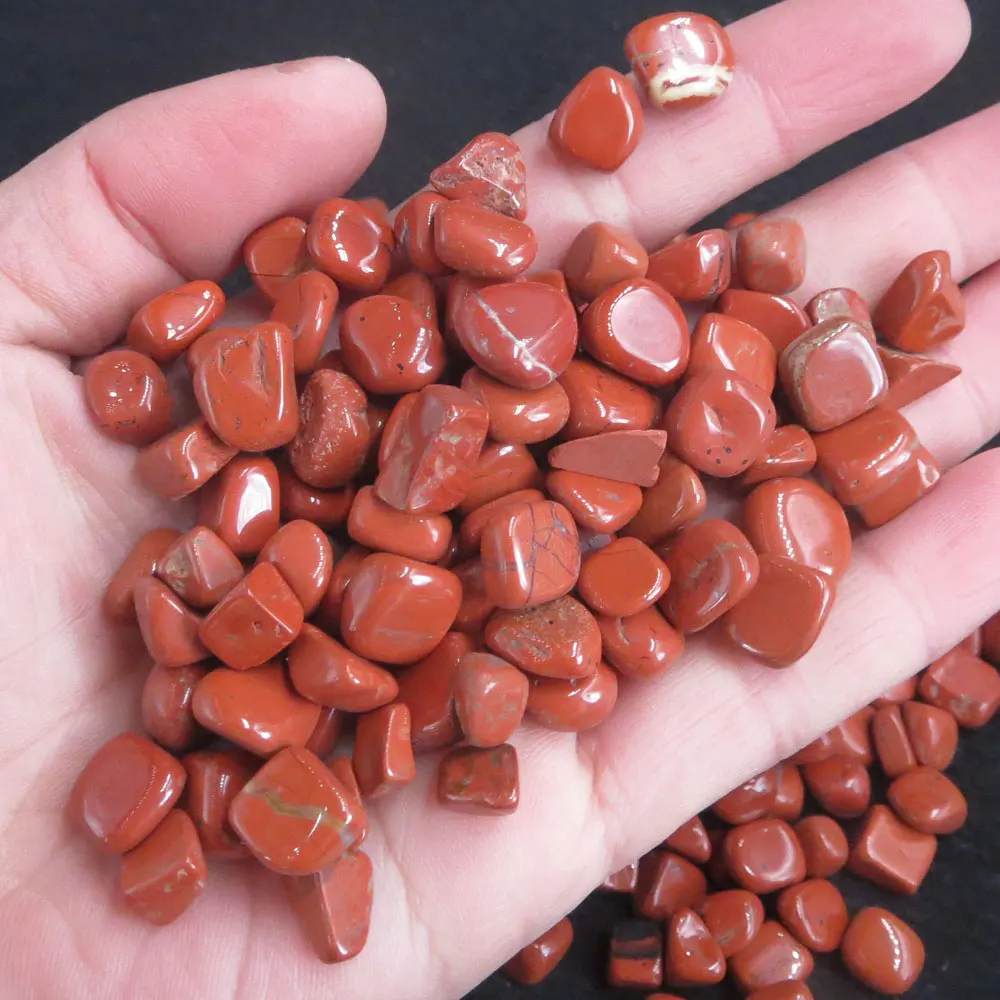 Wholesale 50g Natural Red Jasper Crystal Tumbled Stone Gemstone Mineral Chip Quartz Crystals Natural Stones and Minerals Gift