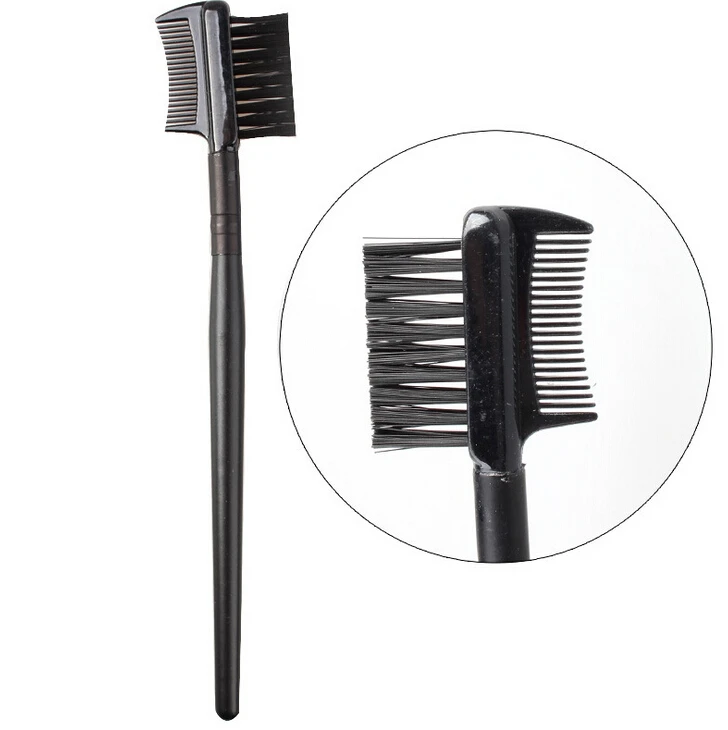 2PCS Makeup Brushes Eyelash Brush + Eyebrow Comb Makeup Brush Set Professional Volume Eyelashes Free Shipping