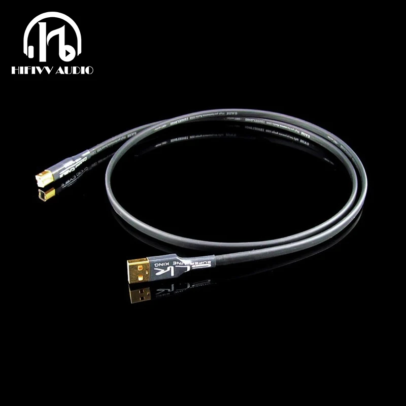 HiFi Audio USB Cable For Amplifier DAC Decoder USB Data Line Of UM1 Wire USB A To USB B