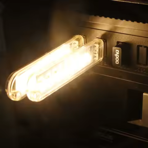 USB LED 3LEDs 8LEDs 24leds Book Lights LED Bulb 5V Power Input White 5000-6500K Warm White 3000-3500K USB Night light