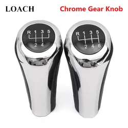 Chromed Matte Carbon Fiber Leather Gear Shift Knob For BMW 1 3 5 6 Series E30 E36 E39 E46 X5 E53 E60 E63 X3 E83 X1 E84 E90 E91