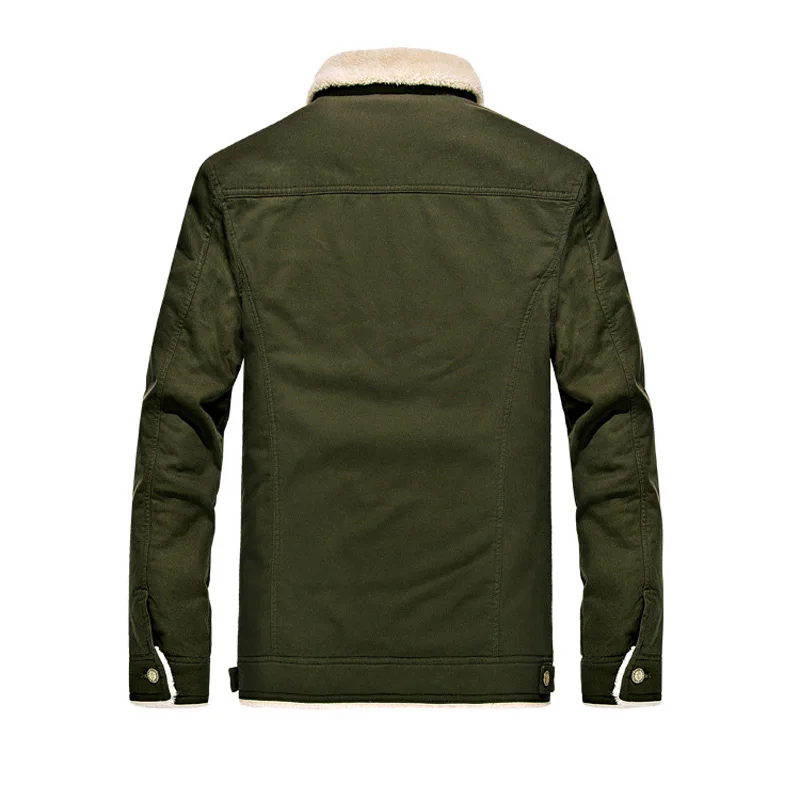 Bomber invernale da uomo Air Force Pilot MA1 giacca da aviazione collo di pelliccia maschile caldo giacca verde militare giacca da uomo tattica