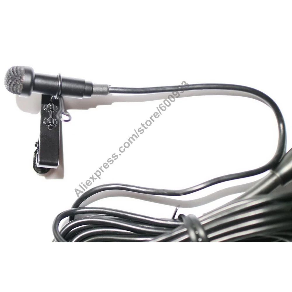 MICWL Tie Clips Lavalier Lapel Mic Microphone For Sennheiser EW 100 300 500 G1 G2 G3 Wireless MKE2 Design with Clip & Cap