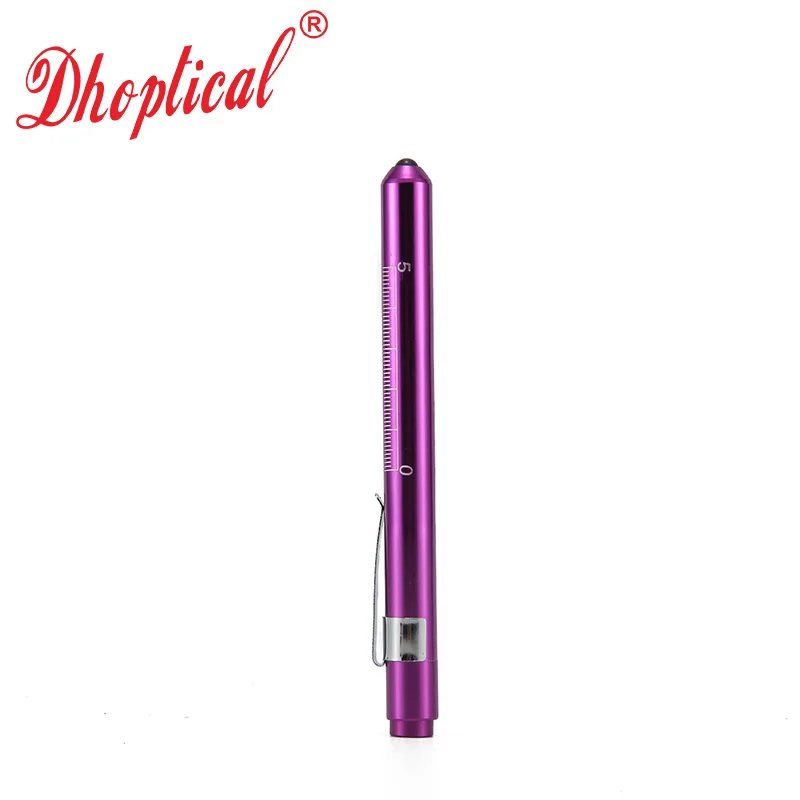 Medical EMT Surgical Penlight The Pupil Pen Light Flashlight With Scale white light