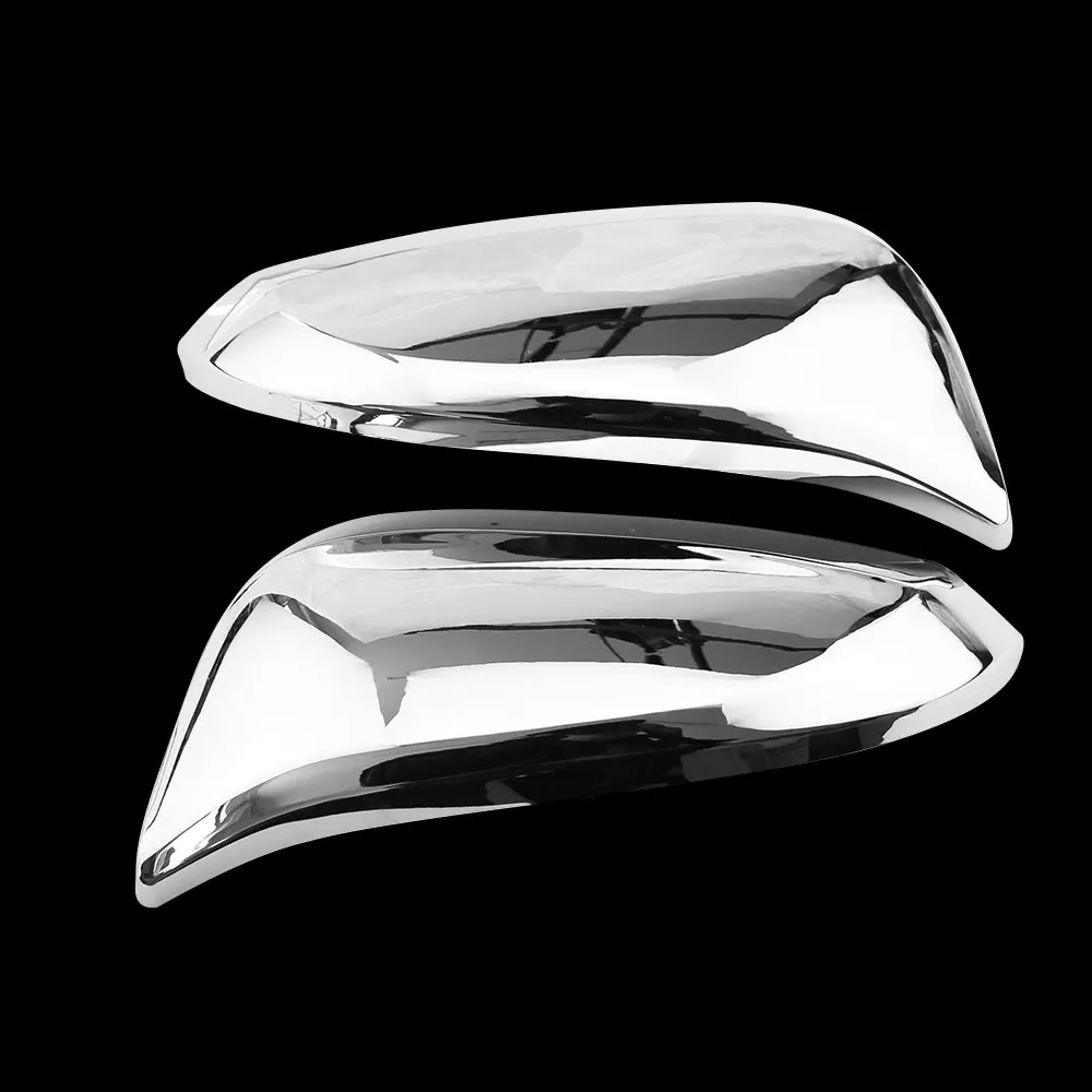 Carmilla Abs Chrome Car Rearview Mirror Cover Sticker 2pcs/set Side Mirror Cover For Toyota Fortuner 2016 2017 2018 Acc.