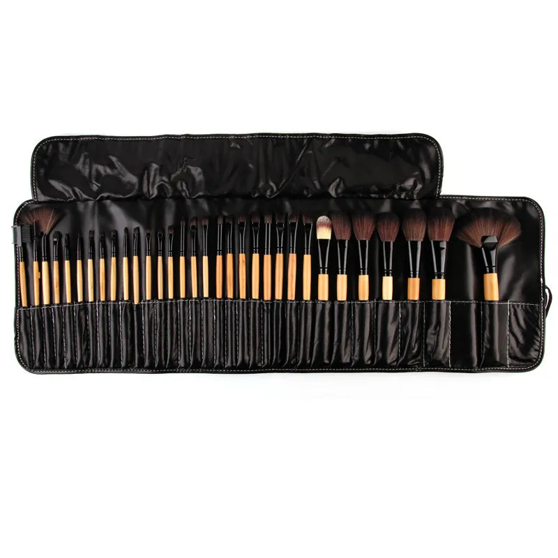 Superior Professional Soft Cosmetic Makeup Brush Set Kit + Pouch Bag Case Women Beauty 32 Pcs Make Up Tools Pincel Maquiagem