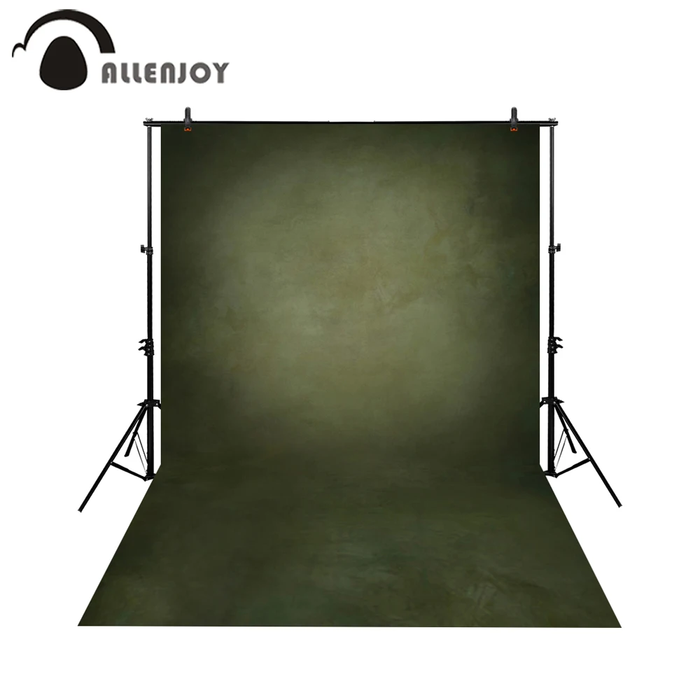 Allenjoy 베이비 샤워 웨딩 포토콜 사진 배경, 어두운 회색 녹색 화면, 오래된 마스터 포토폰 배경 벽지