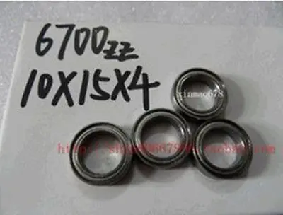 10pcs  6700ZZ 2Z Miniature Bearings Mini bearing 10X15X4 10*15*4 mm 6700ZZ 2Z