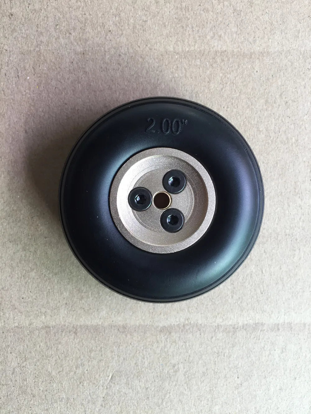 RC Airplane PU wheel with Dia-Casting Aluminum hub 2.0'' / 50mm (D50mm x d3.1mmx H18mm)