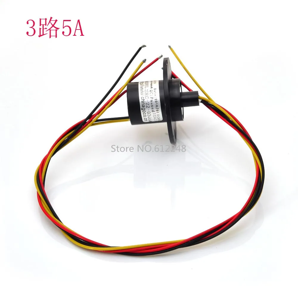 2 3 4 6 8 12 Circuit 5A/circut current slip ring Carbon brush slip ring amusement equipment slipring