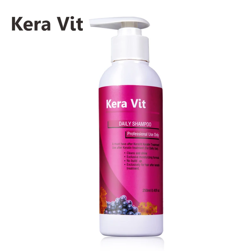 KeraVit Brazil Keratin Hair Treatment Daliy Shampoo Make Hair Smooth Refresh After Straight