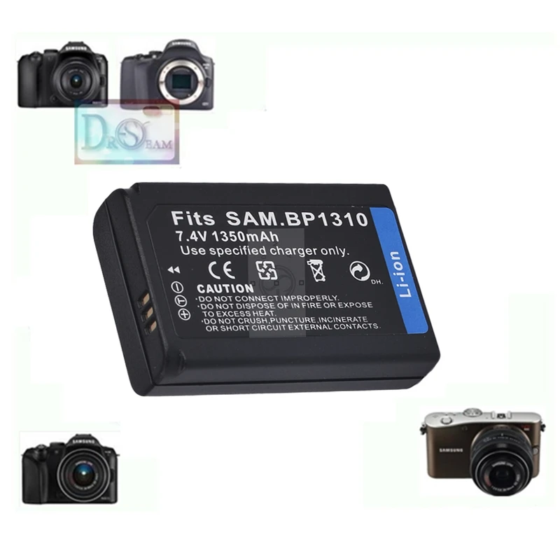 BP1310 BP-1310 1350mAh Camera Battery for SAMSUNG NX10 NX11 NX20 NX100 PM045