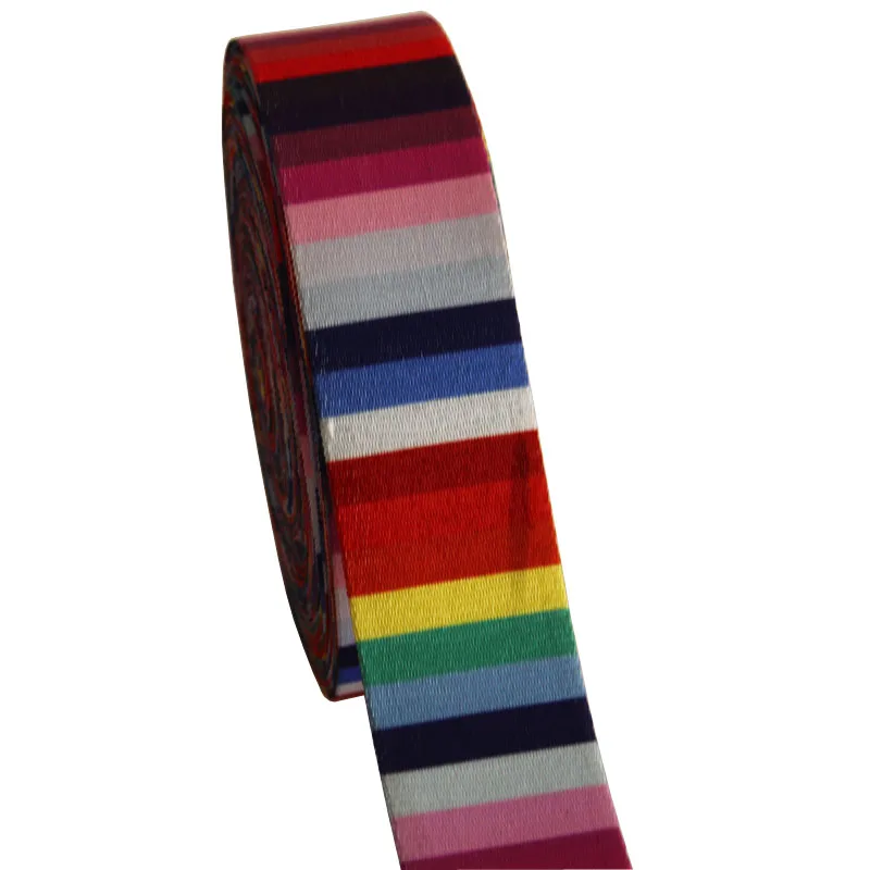 

High Quality Rainbow Printed Webbing Strap For Bag 2 Inch 50MM New Arrival