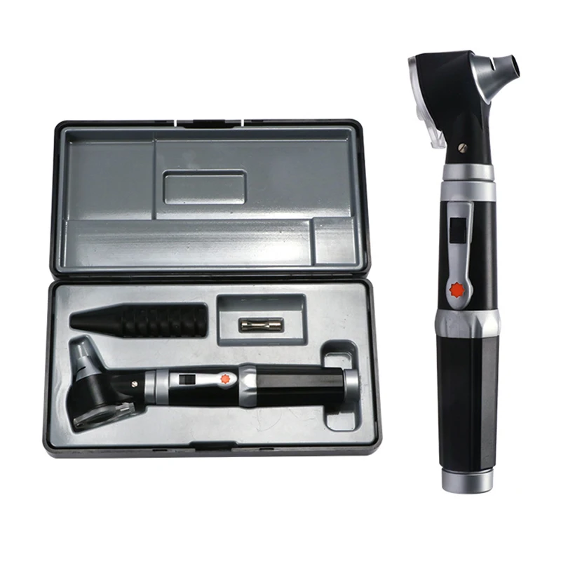 

Professional Otoscopio Bulb Diagnostic Medical Otoscope Set Home Travel Physician With LED Otoscope Diagnostic