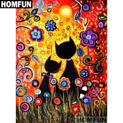 HOMFUN Full Square/Round Drill 5D DIY Diamond Painting 