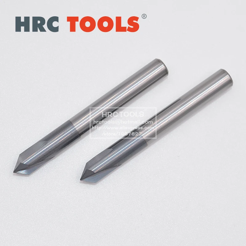 5pcs 4/6/8mm Carbide Chamfer End Mill Tungsten Steel 3Flutes 60/90/120 Degree Milling Cutter Router Bit CNC