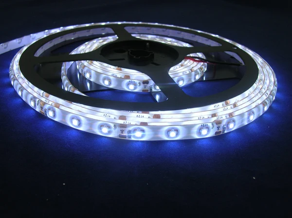 

12V 3528 LED Strip Light, White Color, 60LEDs/m, 5M/Roll, DC12V input, White PCB, Waterproof IP65