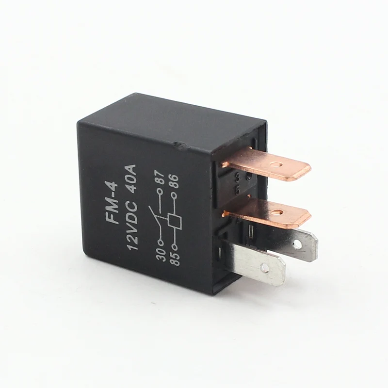 KE LI MI Super bright Auto Relay Car Mini Electronics DC 12 Volt 12V 40A 4 Pins Universal Relay