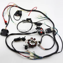 150 200cc 250cc 300cc ATV QUAD Full Electrics Wiring Harness Rectifier CDI COIL D8EA solenoid rectifier Zongshen Loncin