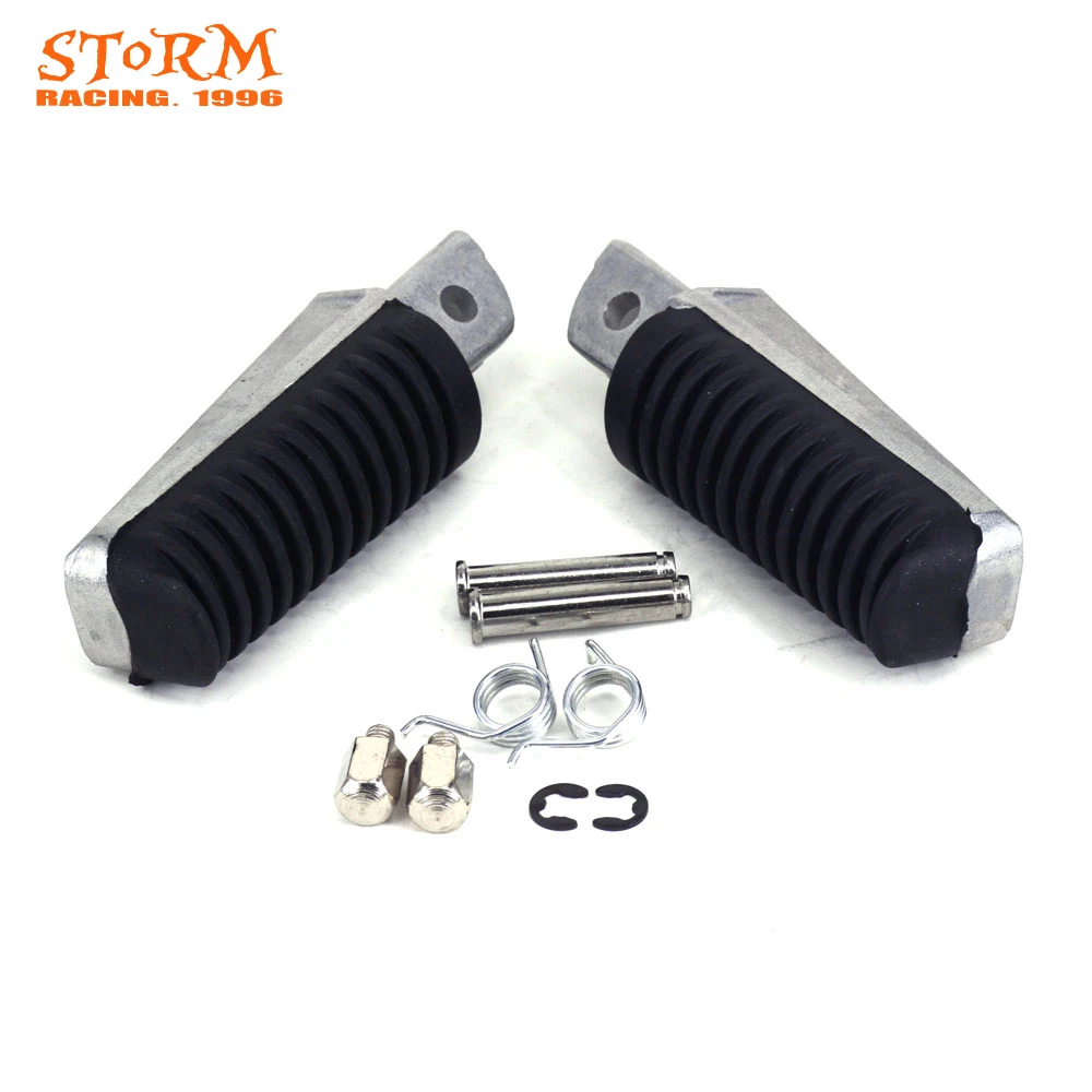 Motorcycle Rear Foot Pegs Footrest Pedals Aluminum For YAMAHA YZF FZR FZ6 FZS TDR XJ MT03 TDM BT FJR XV Fazer 700 FZ6R