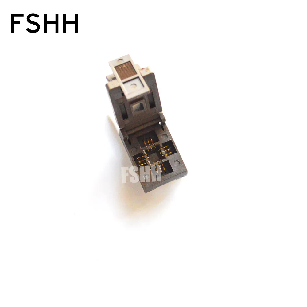 WSON12 DFN12 QFN12 MLF12 ic test socket  size=5mmX5mm Pitch=1.27mm