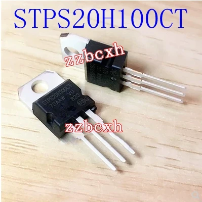 10PCS/LOT  New original In Stock  STPS20H100CT 20A  100V  TO-220