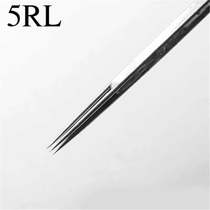 5PCS Assorted Sterilized Tattoo Needles Round Liner 1RL 3RL 5RL 7RL 9RL 11RL 13RL for Microblading Machine Gun Grip Tips