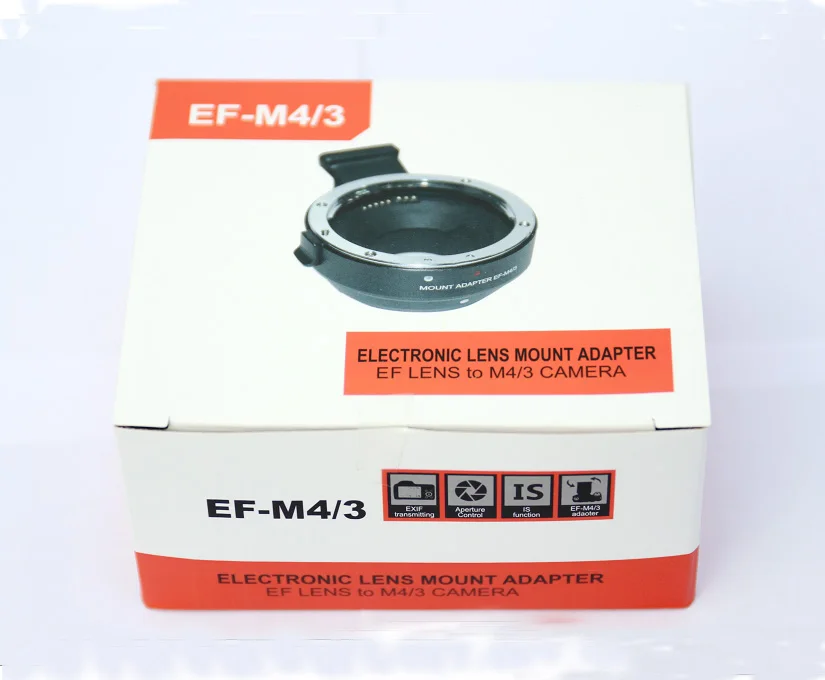 

EF-MFT Адаптер для крепления объектива с электронной диафрагмой для Canon EF EF-S для Olympus E-P1 P2 3 Panasonic LUMIX GH2/3/4 M4/3 камеры