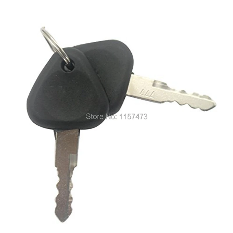 2 Pcs/lot 777 Heavy Equipment Key for Volvo Excavator Parts,3 year  warranty