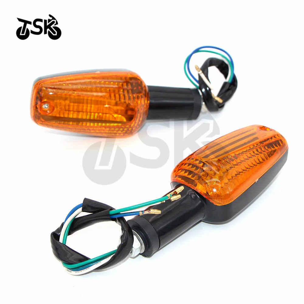 

3 wires brand part front rear moto indicator flashers for HONDA CB400 VTEC X4 CB1300 turn signal light motorcycle lamp amber