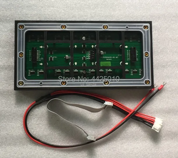 P8 outdoor LED Display module HUB75 interface 1/8  current 256*128mm IP65  Containing wire Buy 2 or more to reduce 25%