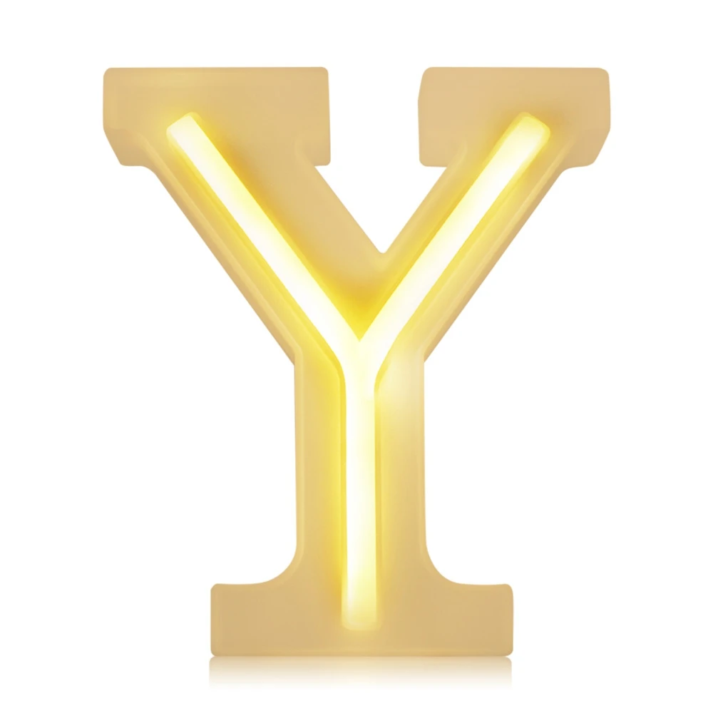 Novelty Small DIY Letter Number LED Lamp Night Light For Christmas Halloween Wedding Party Home Decoration