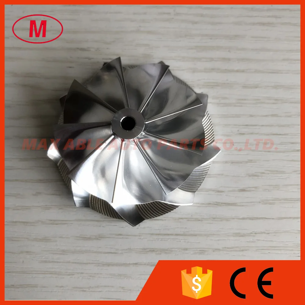 K04 51.03/61.98mm 9+0 blades high performance turbo aluminum 2618/milling/billet compressor wheel