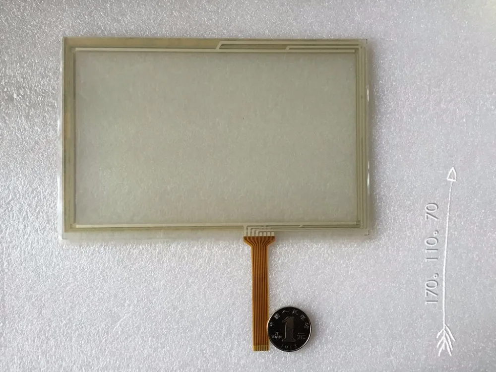 original 8'' Line length 62 Peripheral 170 * 110 Industrial resistance Touch screen Touch glass display