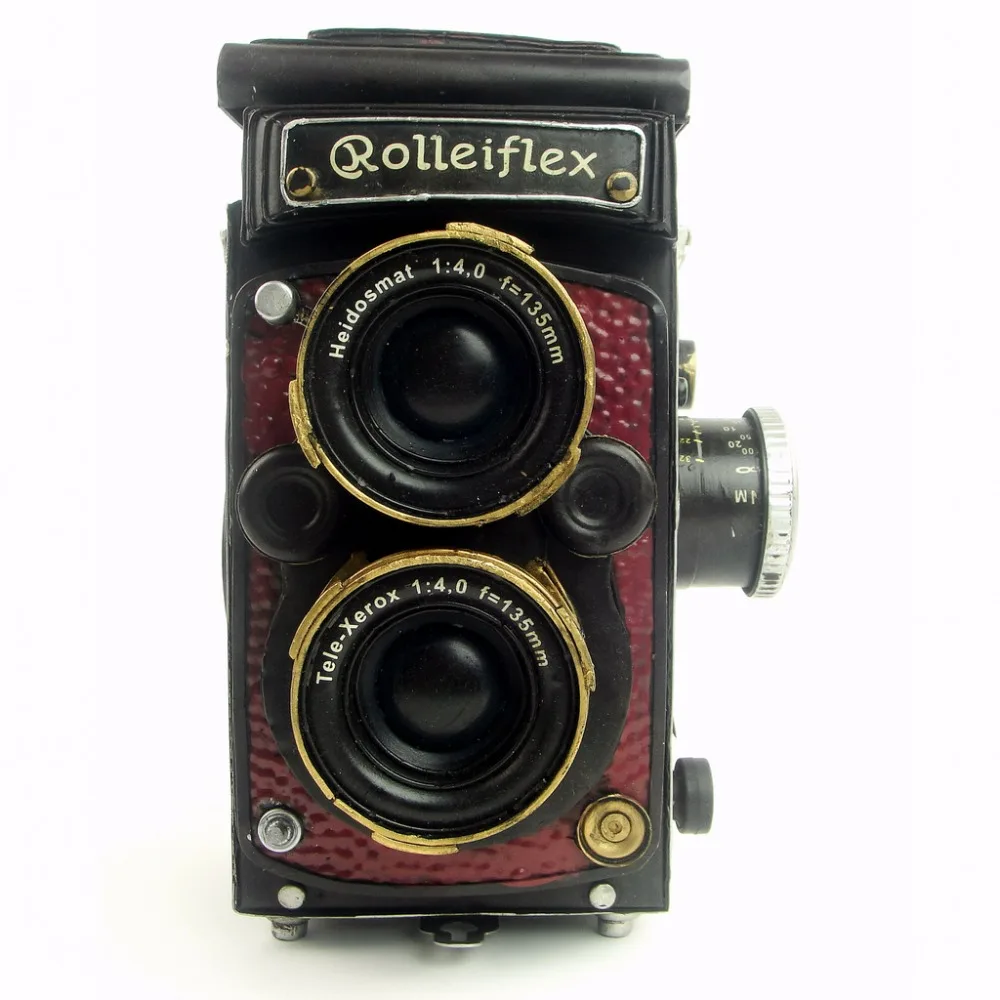 Antique classical camera model retro vintage wrought handmade metal crafts for home/pub/cafe decoration or birthday gift