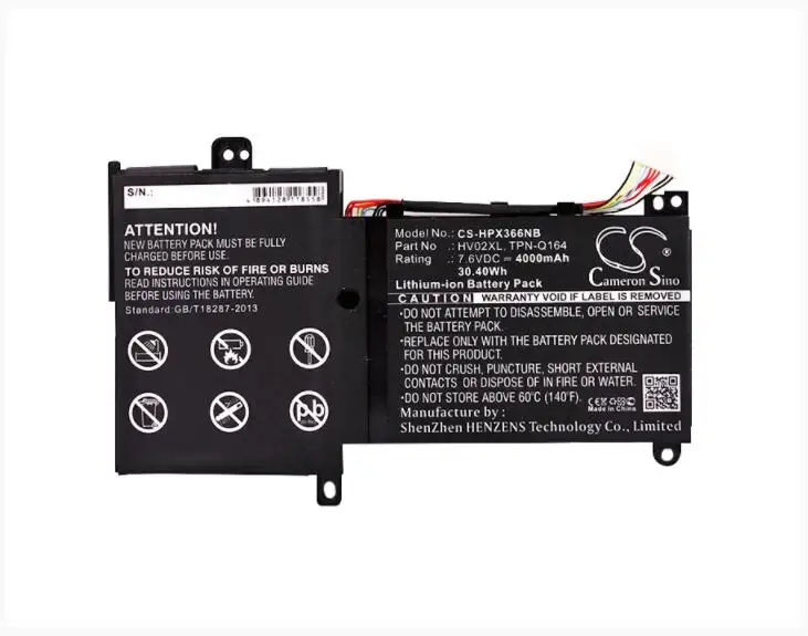 

Cameron Sino 4000mAh battery for HP Pavilion X360 11.6 Pavilion X360 11-K K013CL K064NR 796219-421 796355-005 HSTNN-LB6P