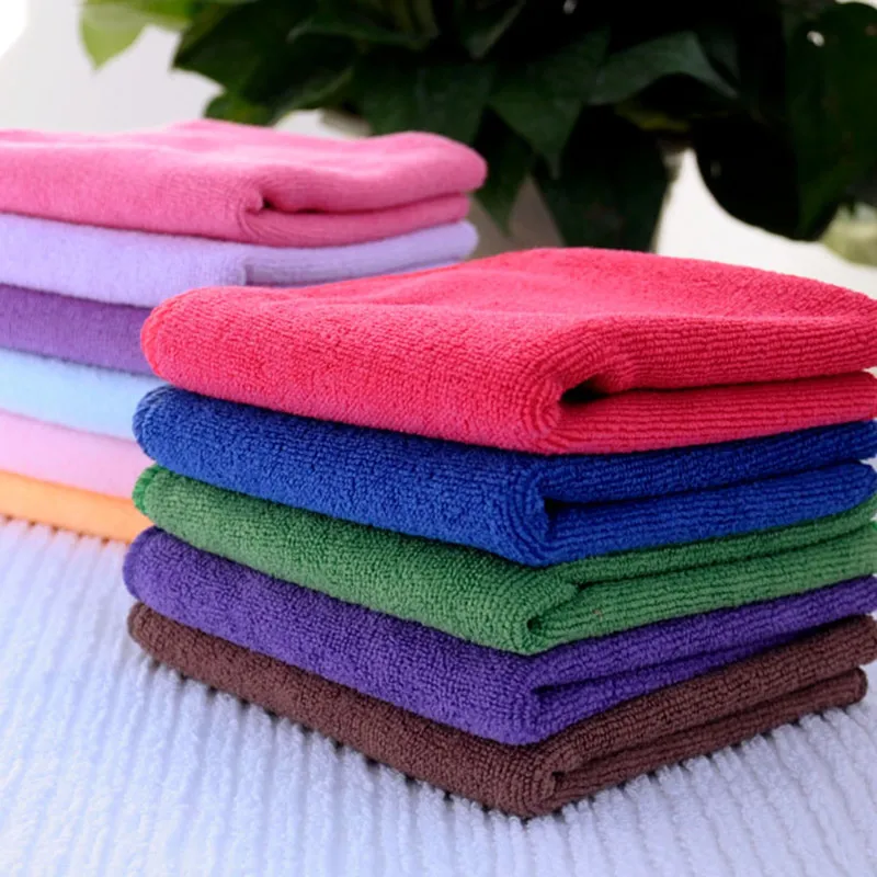 

Microfiber Kitchen Towels, Household Dish Cloth, Floor Cleaning Cloth, Kitchen Goods, 30x30cm, 15Pcs